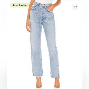 Agolde 90’s Mid Rise Loose Fit Jeans in Snapshot